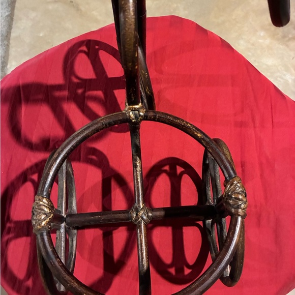 Vintage Handmade Bamboo Wicker Tricycle Plant Stand/Decor - Picture 6 of 7